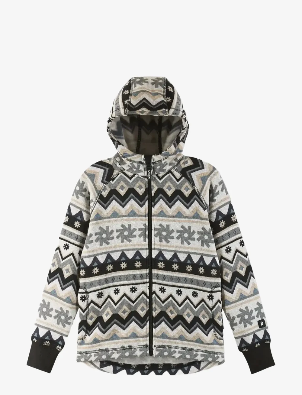 Reima - Fleece hoodie, Northern - isolerede jakker - black - 2