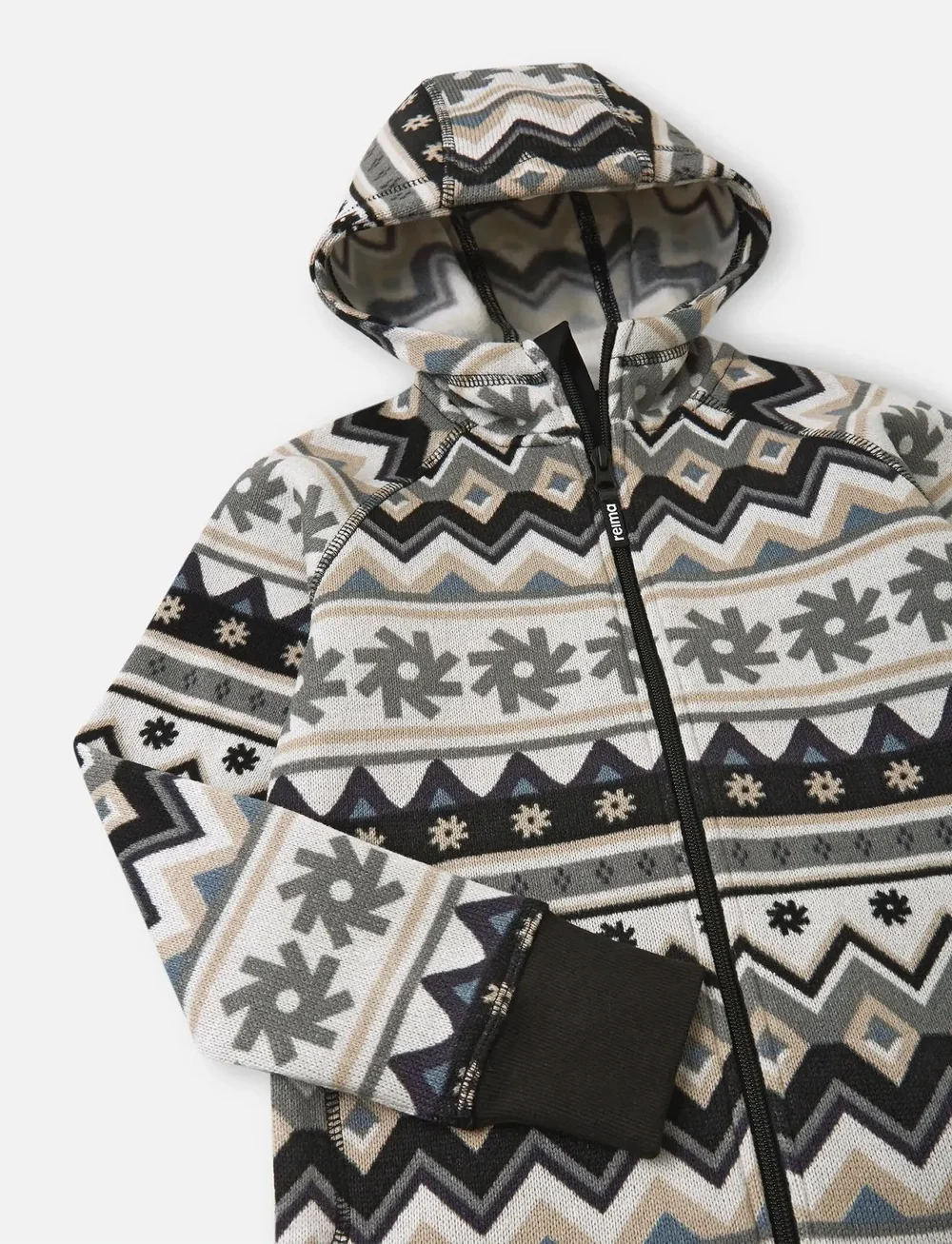 Reima - Fleece hoodie, Northern - isolerede jakker - black - 4