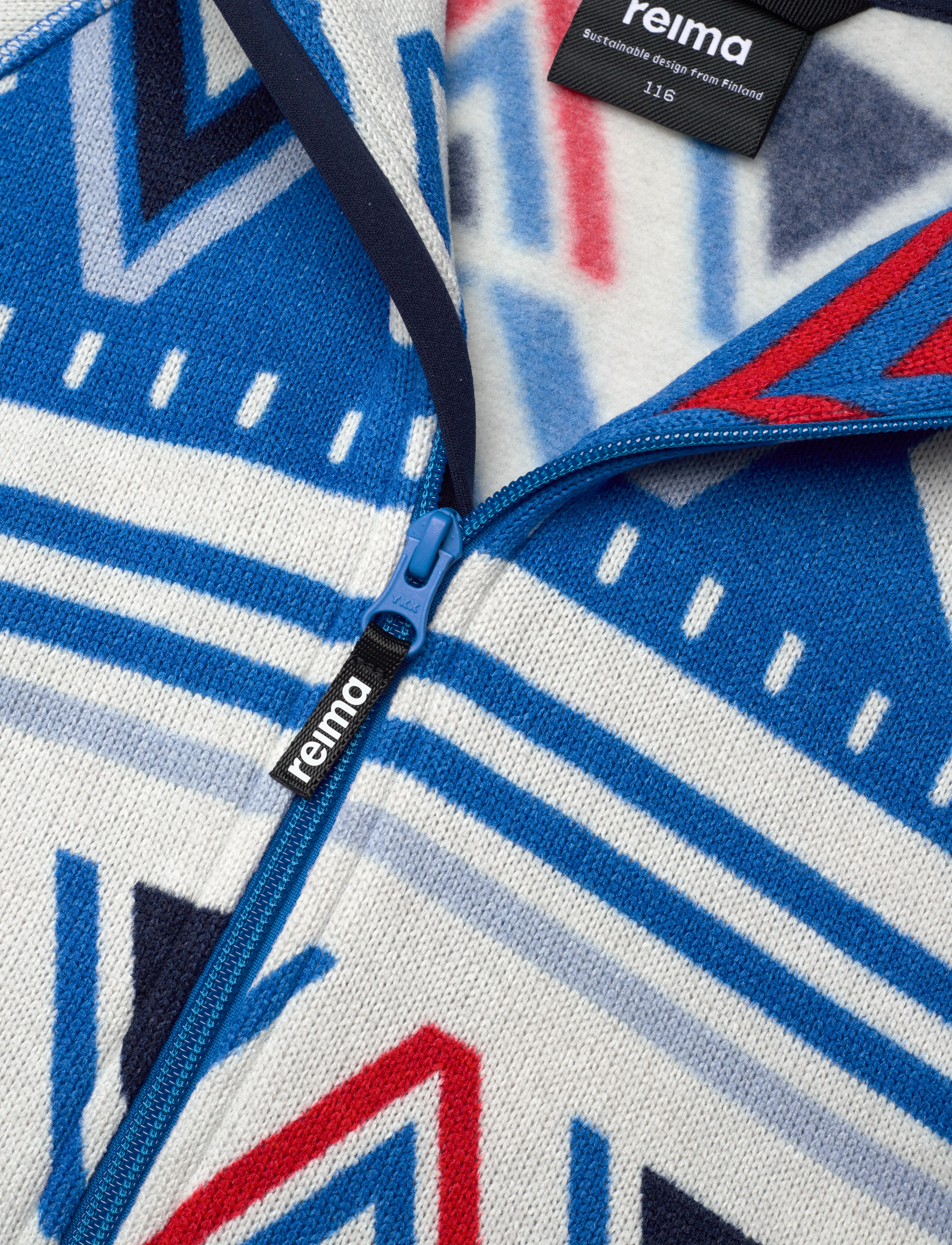 Reima - Fleece hoodie, Northern - sügisjakid - bright blue - 2