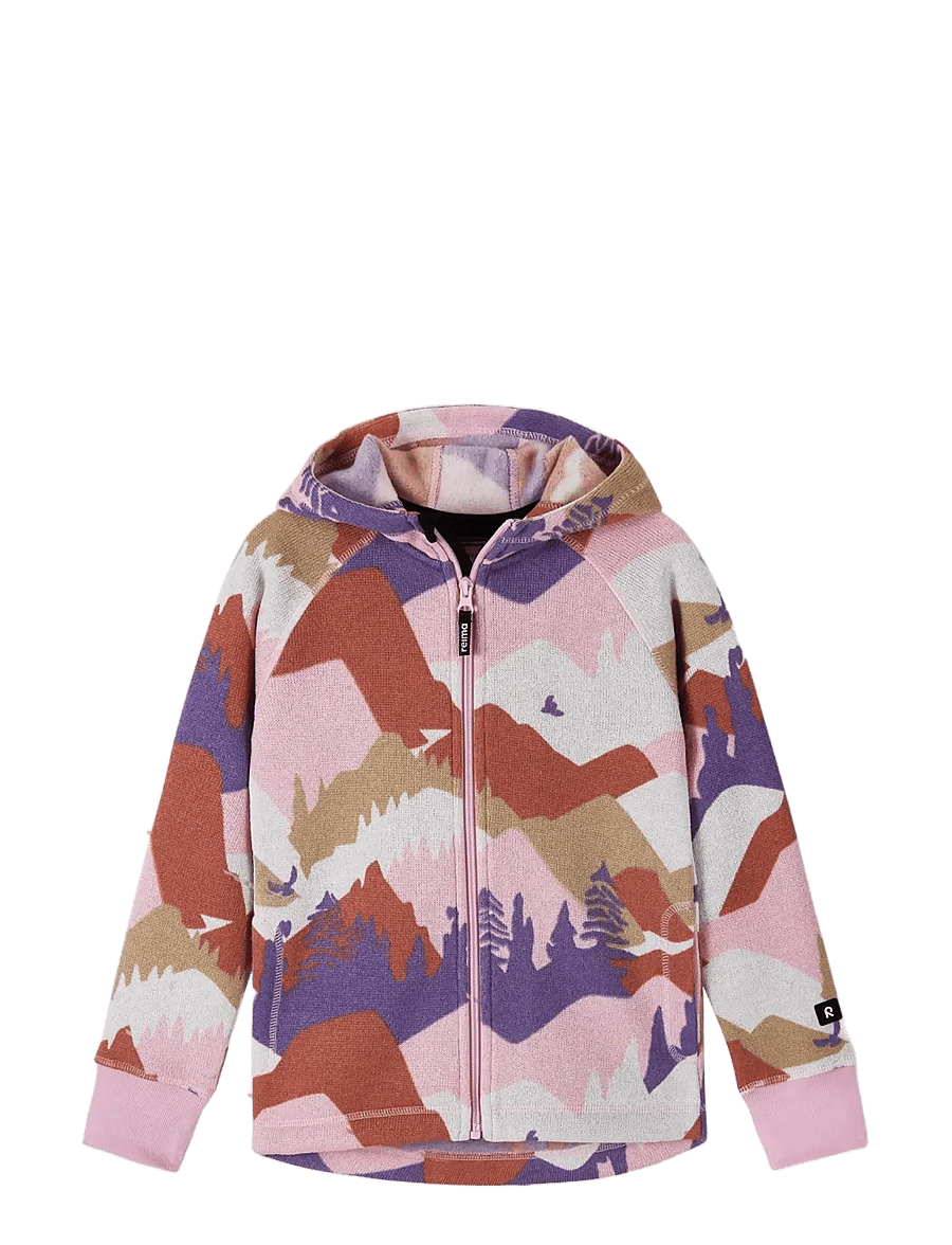 Reima - Fleece hoodie, Northern - isolierte jacken - grey pink - 1