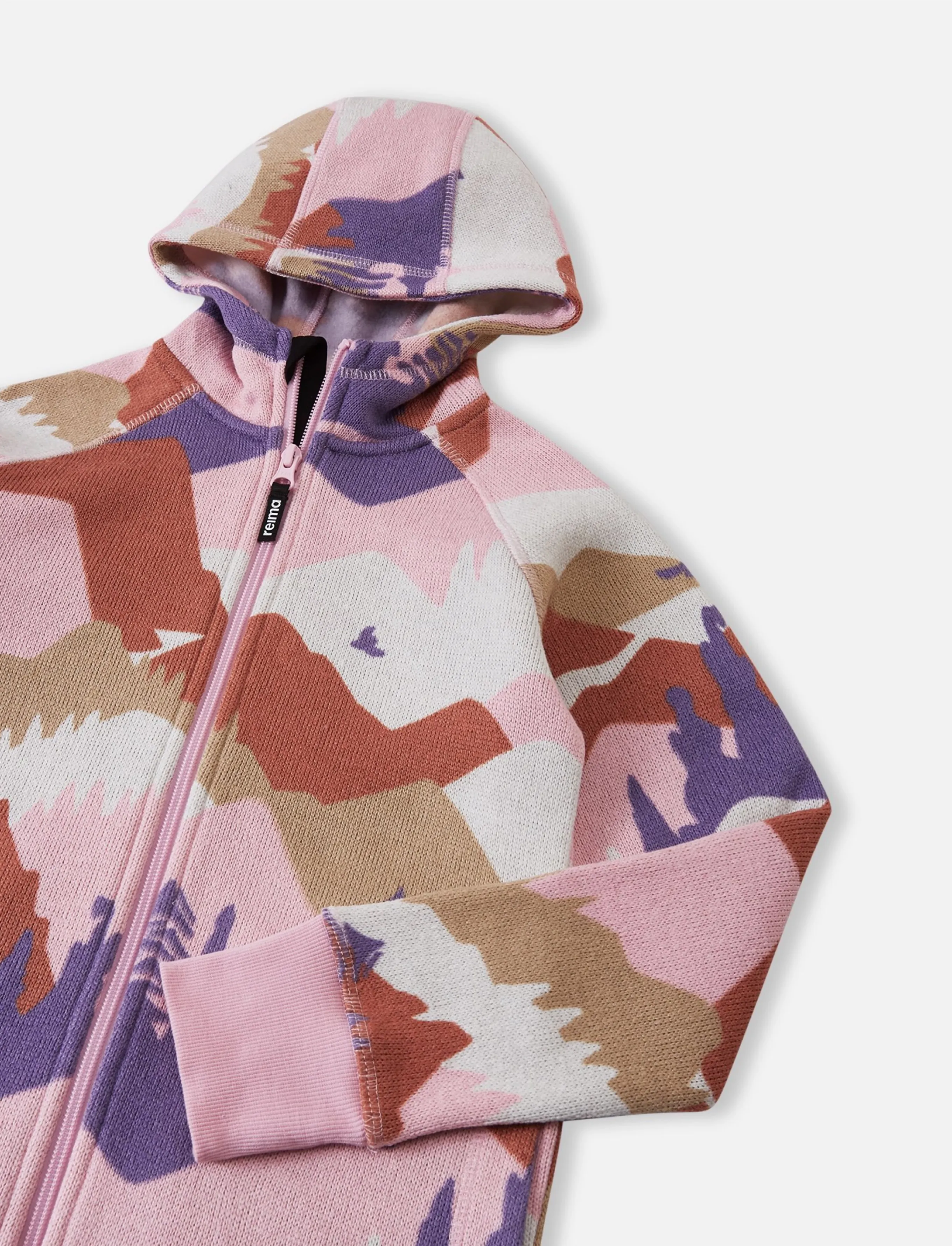 Reima - Fleece hoodie, Northern - isolierte jacken - grey pink - 3