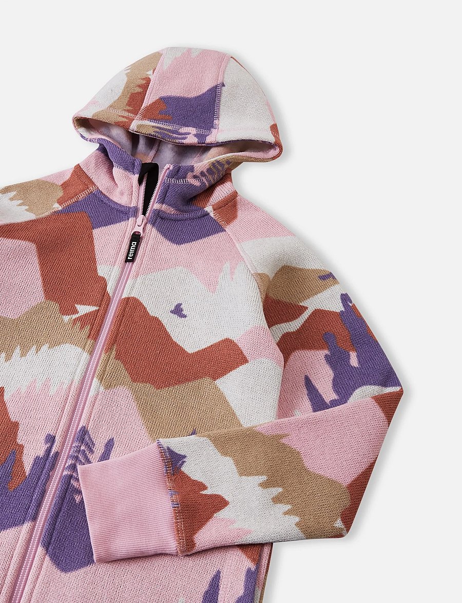 Reima - Fleece hoodie, Northern - isolierte jacken - grey pink - 3