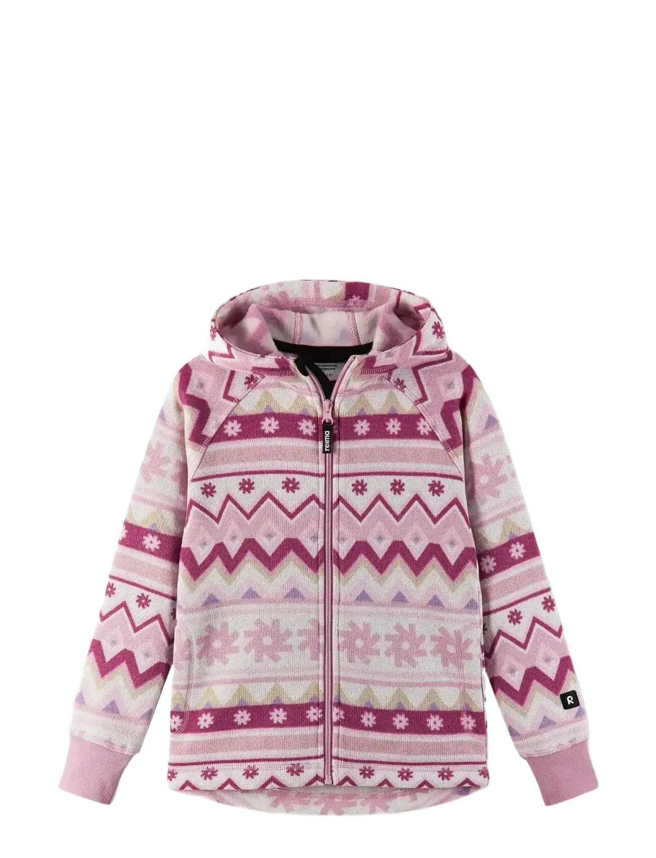 Reima Fleece Hoodie, Northern, 158, Pink, Yderbeklædning Af Fleece > Fleecejakker, Børn