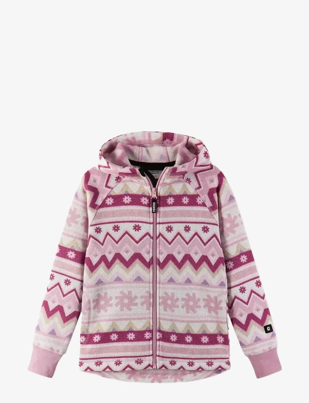 Reima - Fleece hoodie, Northern - isolierte jacken - grey pink - 0
