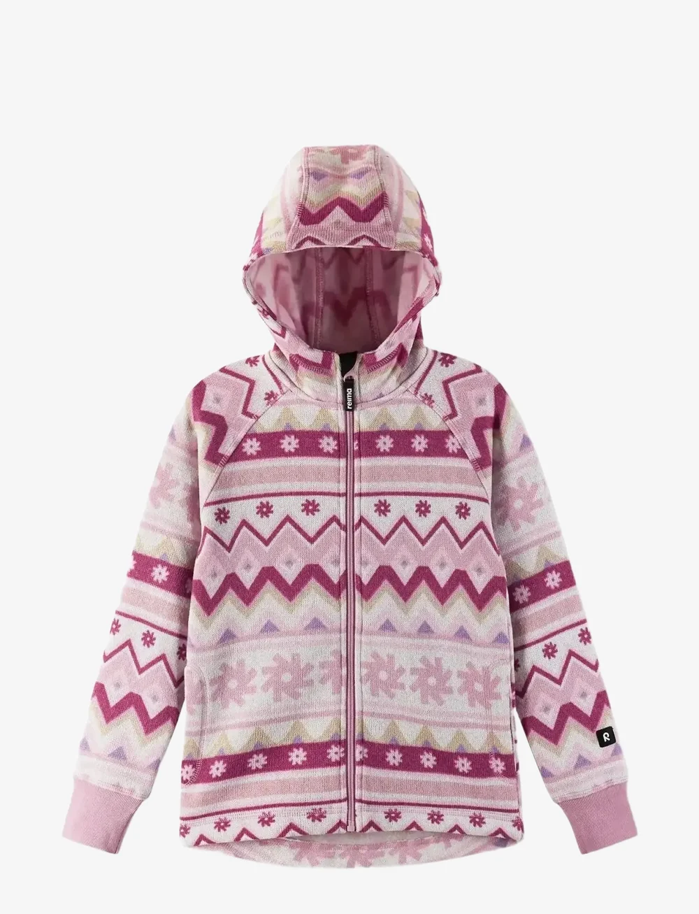 Reima - Fleece hoodie, Northern - isolierte jacken - grey pink - 2