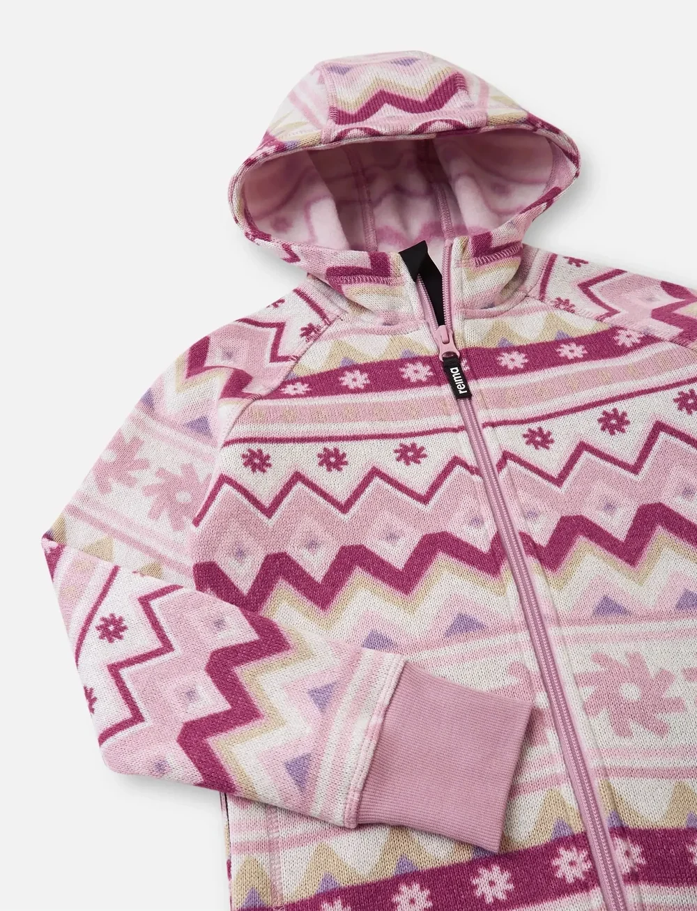 Reima - Fleece hoodie, Northern - isolierte jacken - grey pink - 4