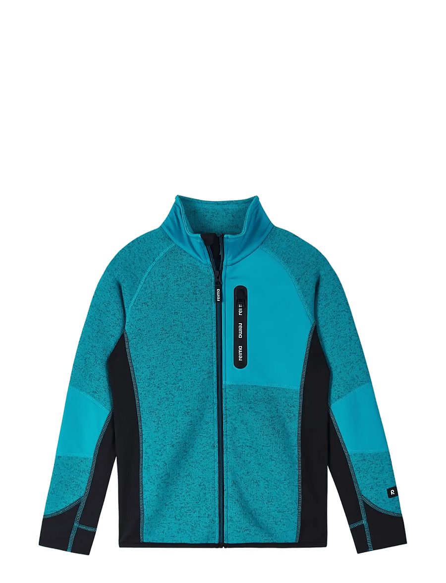 Reima - Fleece sweater, Liukuen - isolerade jackor - aquatiblue - 1