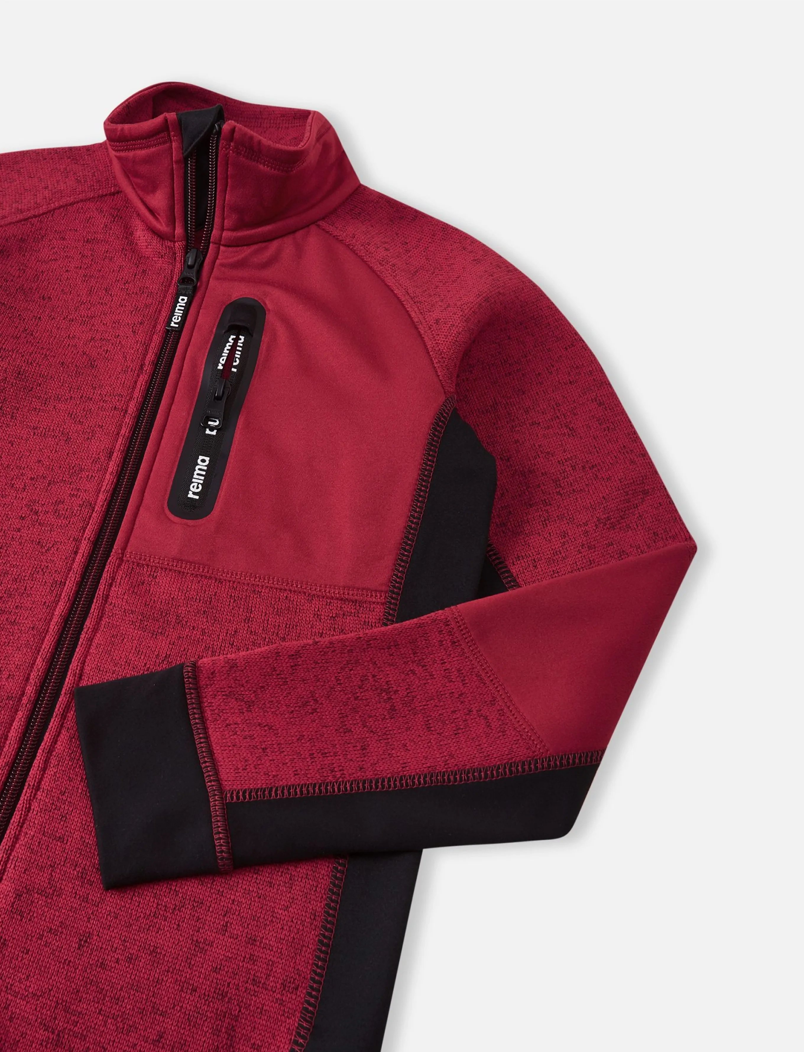 Reima - Fleece sweater, Liukuen - isolerade jackor - cranberry - 4