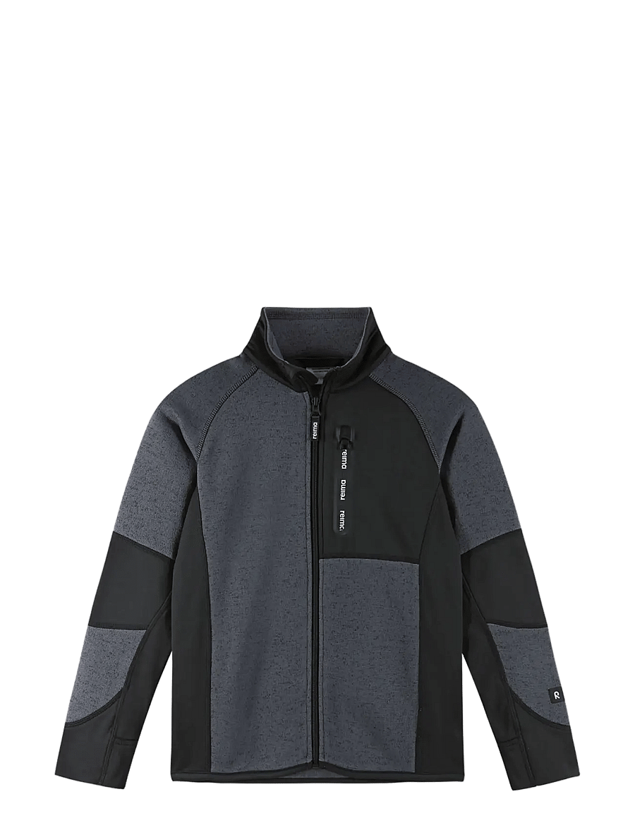 Reima - Fleece sweater, Liukuen - soft black - 0