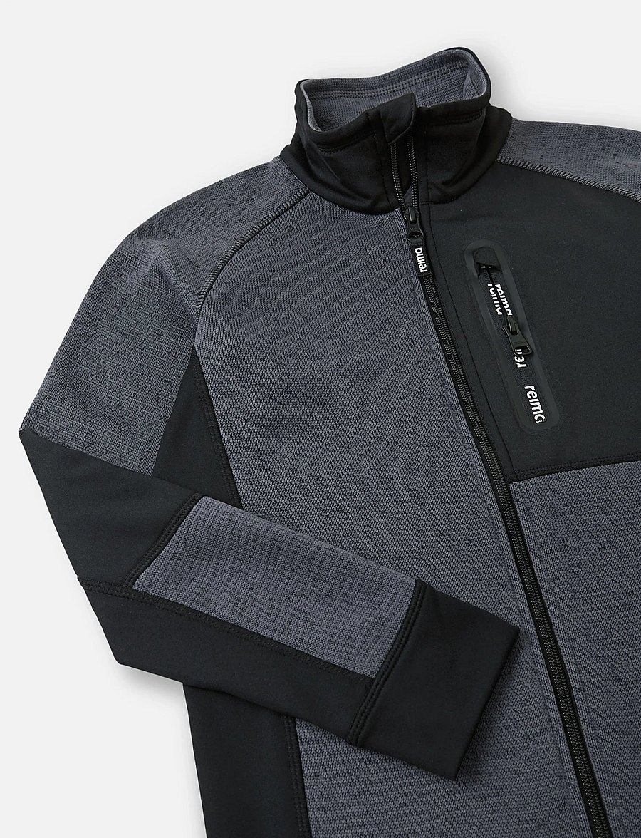 Reima - Fleece sweater, Liukuen - soft black - 5