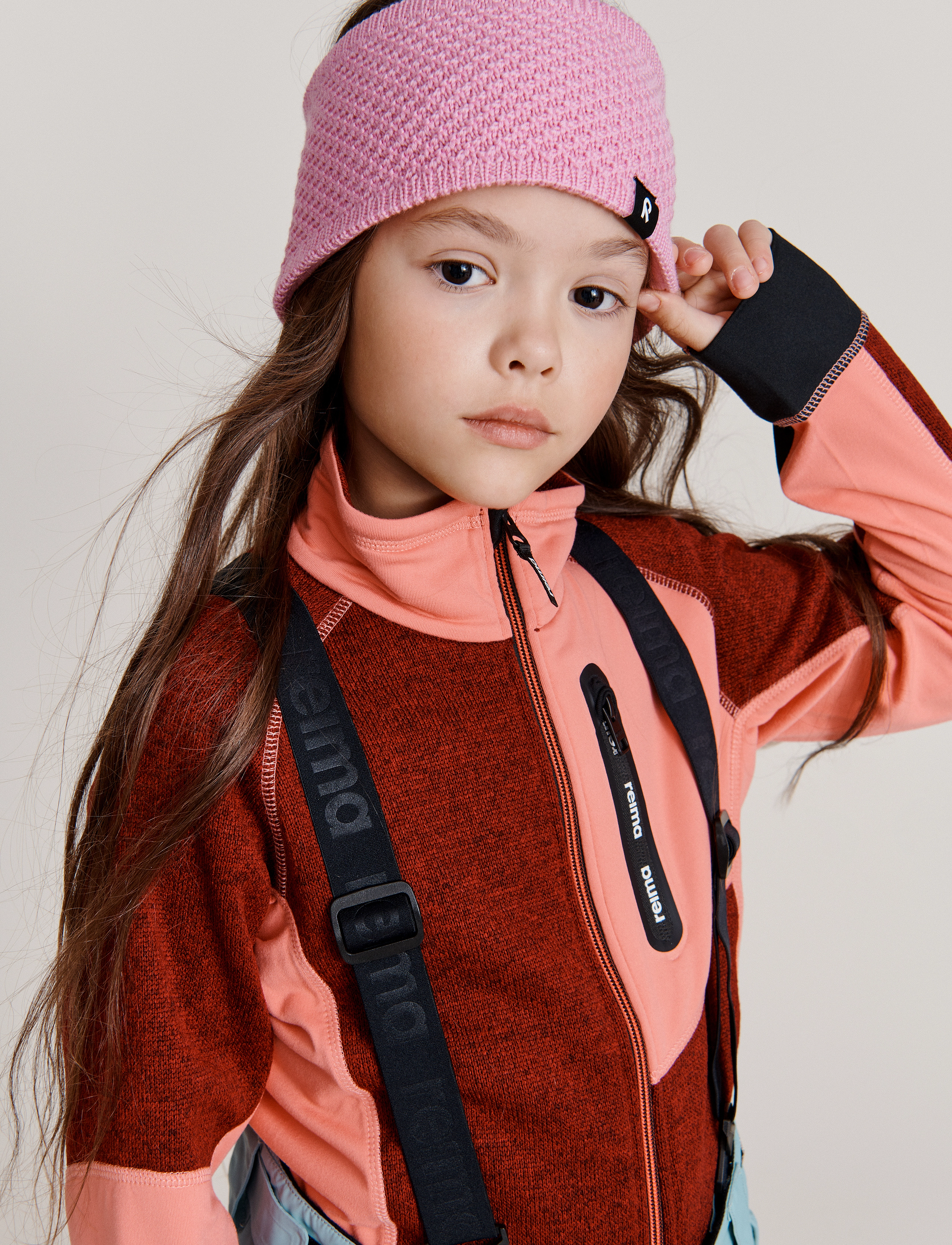Reima - Juniors' Fleece sweater Laskien - jam red - 2