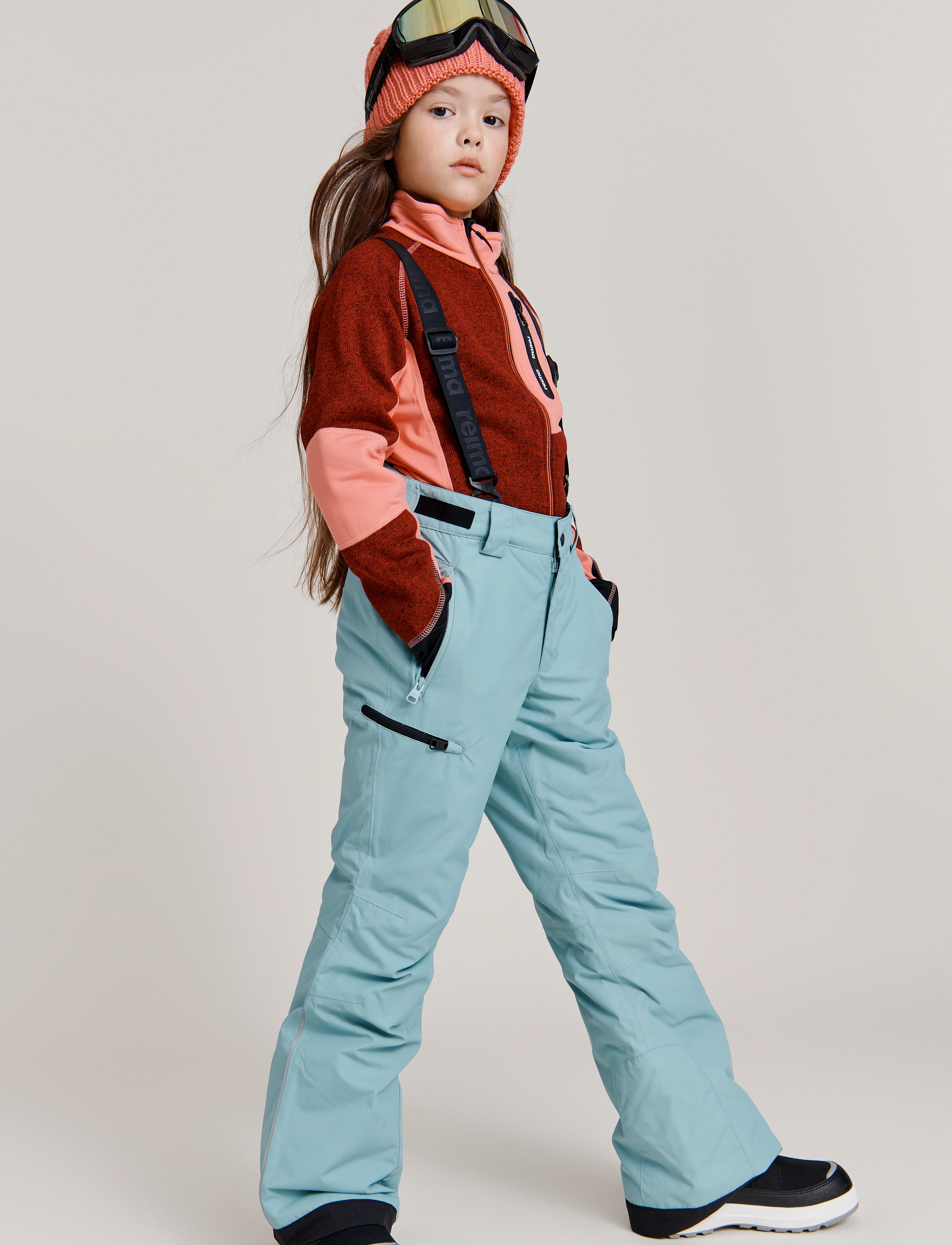 Reima - Juniors' Fleece sweater Laskien - jam red - 3