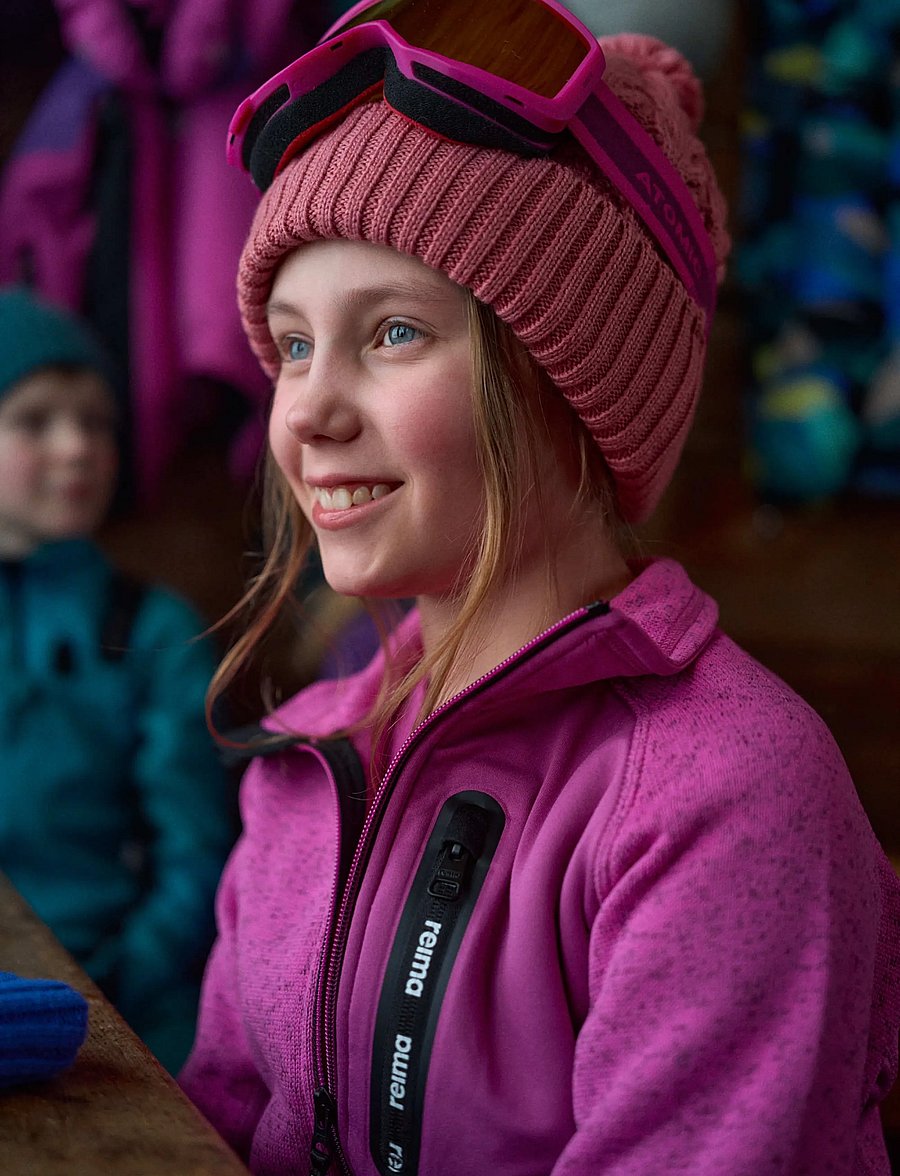 Reima - Fleece sweater, Laskien - isolerade jackor - fucshia - 0