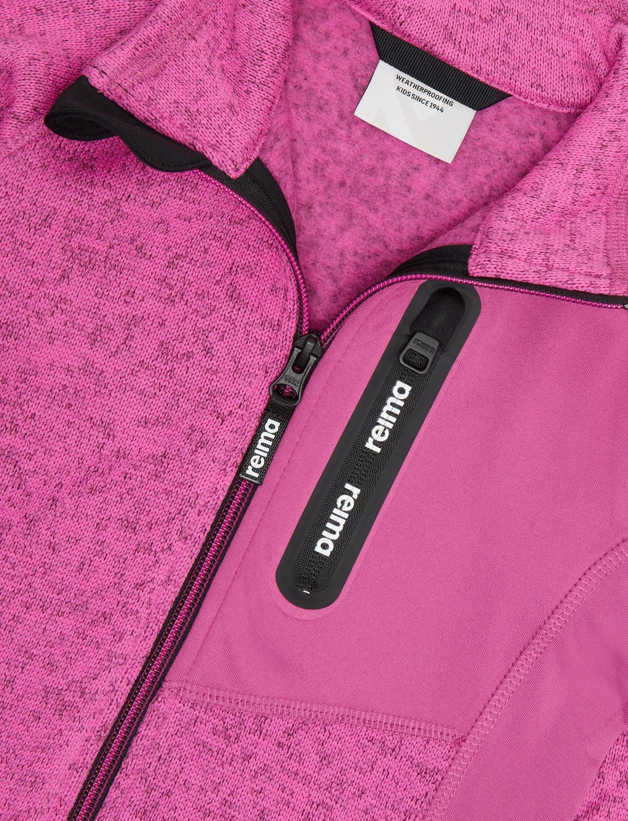 Reima - Fleece sweater, Laskien - isolerade jackor - fucshia - 3