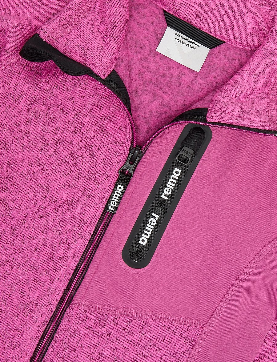 Reima - Fleece sweater, Laskien - isolerade jackor - fucshia - 3