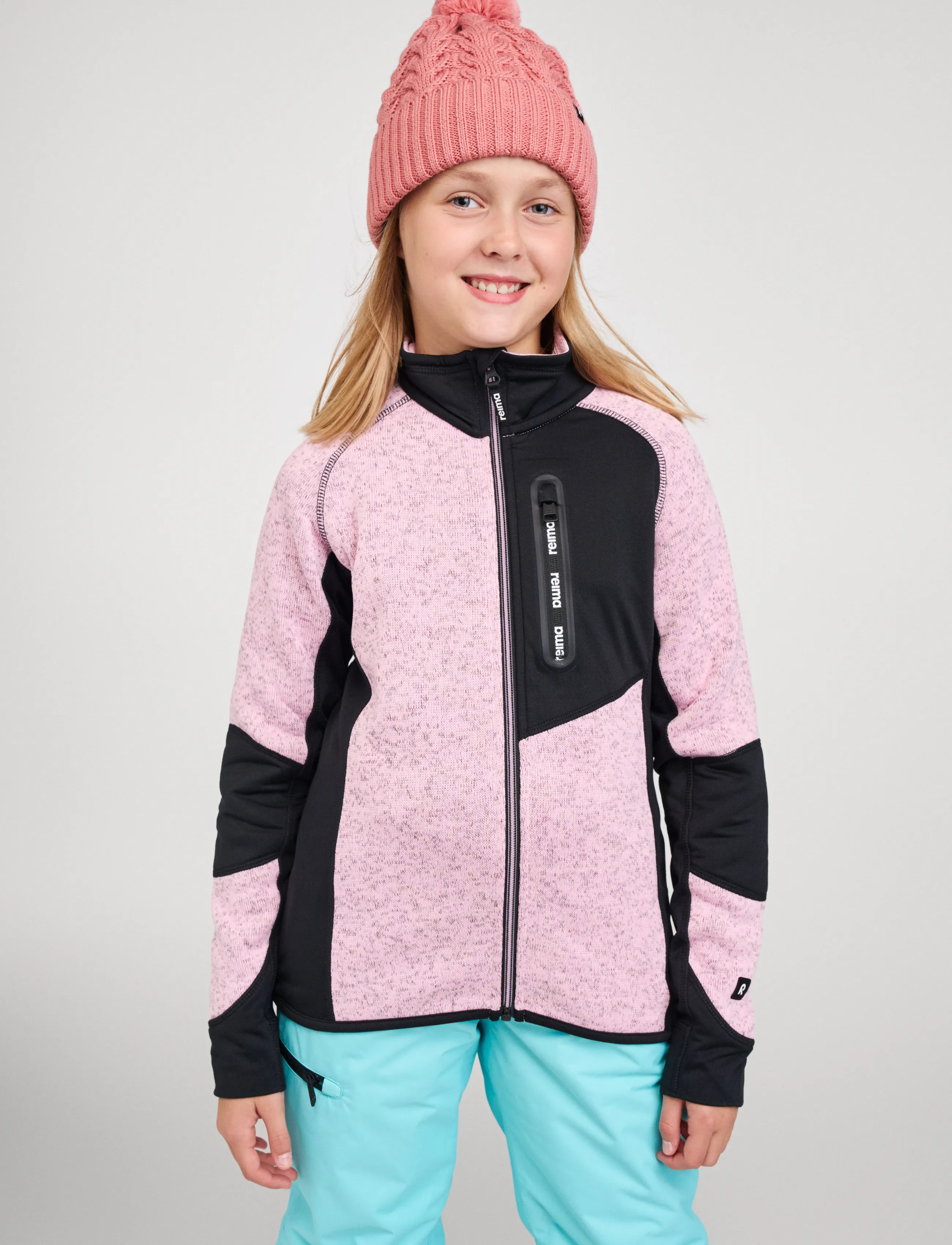 Reima - Fleece sweater, Laskien - light heather - 2