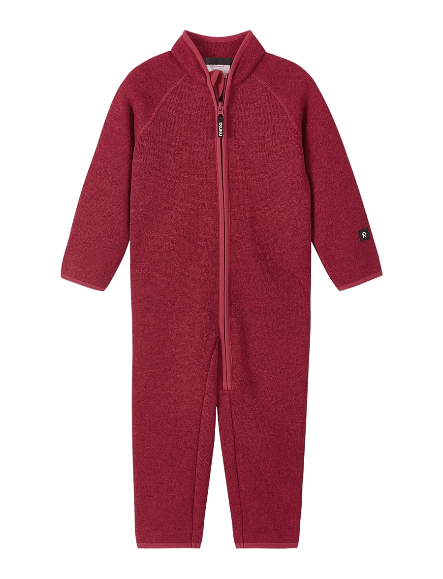 Reima - Fleece overall, Tahti - overalls - cranberry - 1