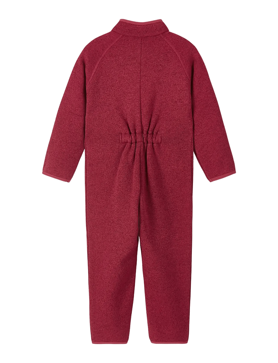 Reima - Fleece overall, Tahti - overalls - cranberry - 2