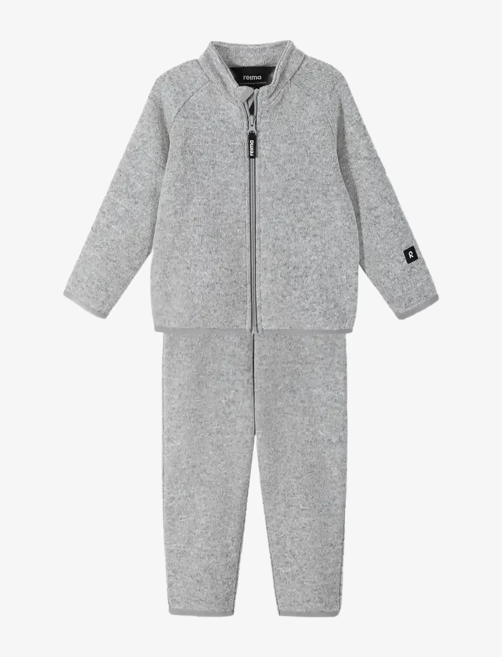 Reima - Fleece set, Tahto - overalls - melange grey - 0
