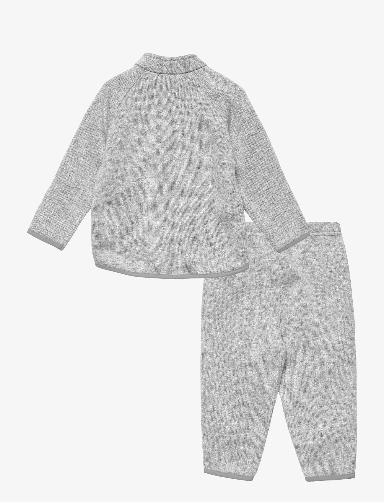 Reima - Fleece set, Tahto - overalls - melange grey - 1