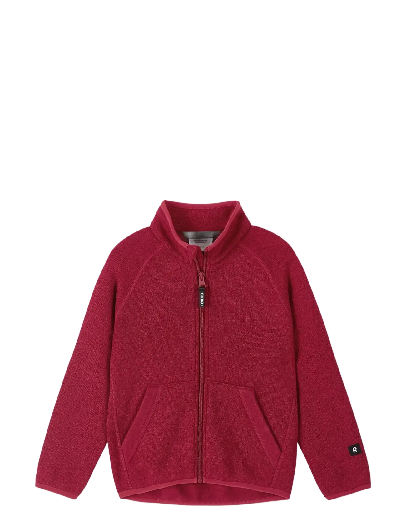 Reima Fleece sweater, Hopper - Reima - CRANBERRY / burgundy