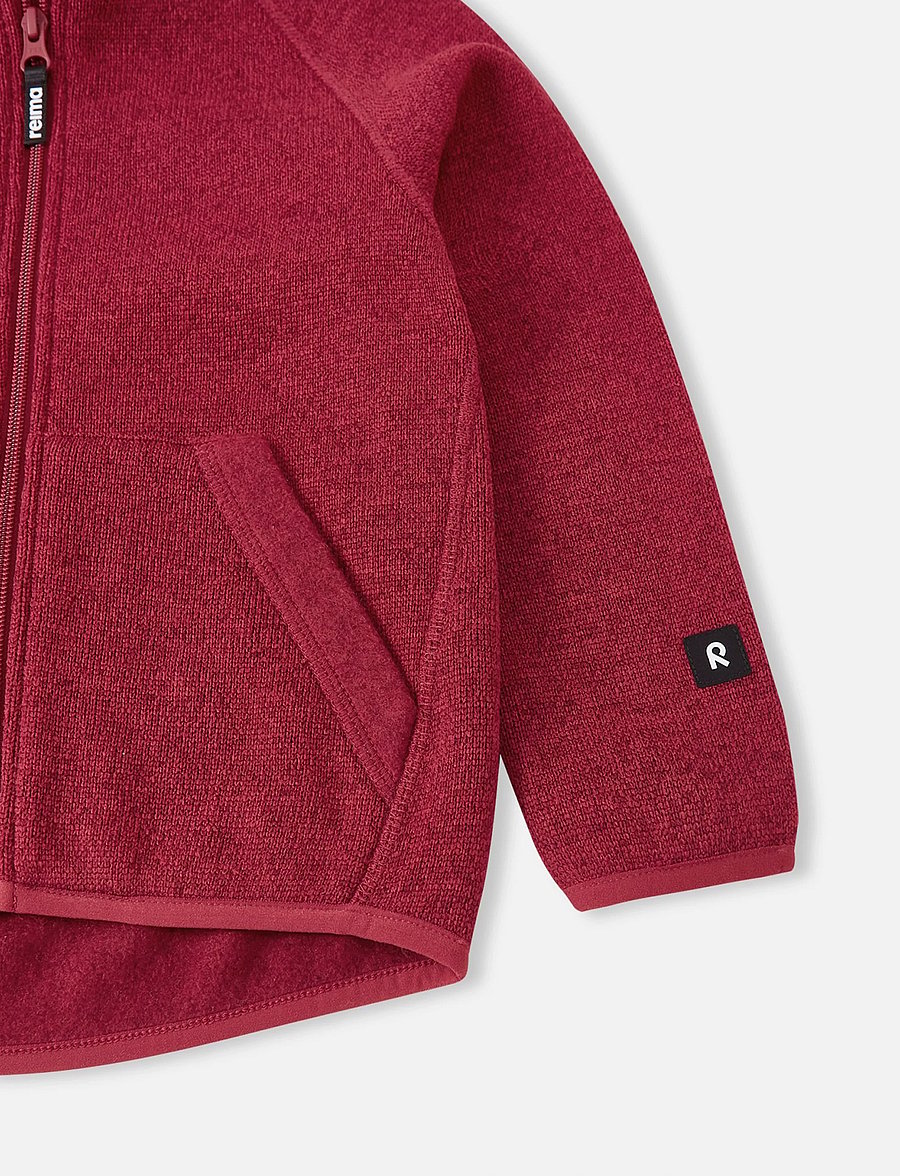 Reima - Fleece sweater, Hopper - isolerade jackor - cranberry - 3