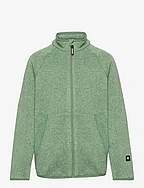 Fleece sweater, Hopper - GREEN CLAY