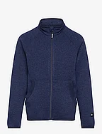 Fleece sweater, Hopper - JEANS BLUE