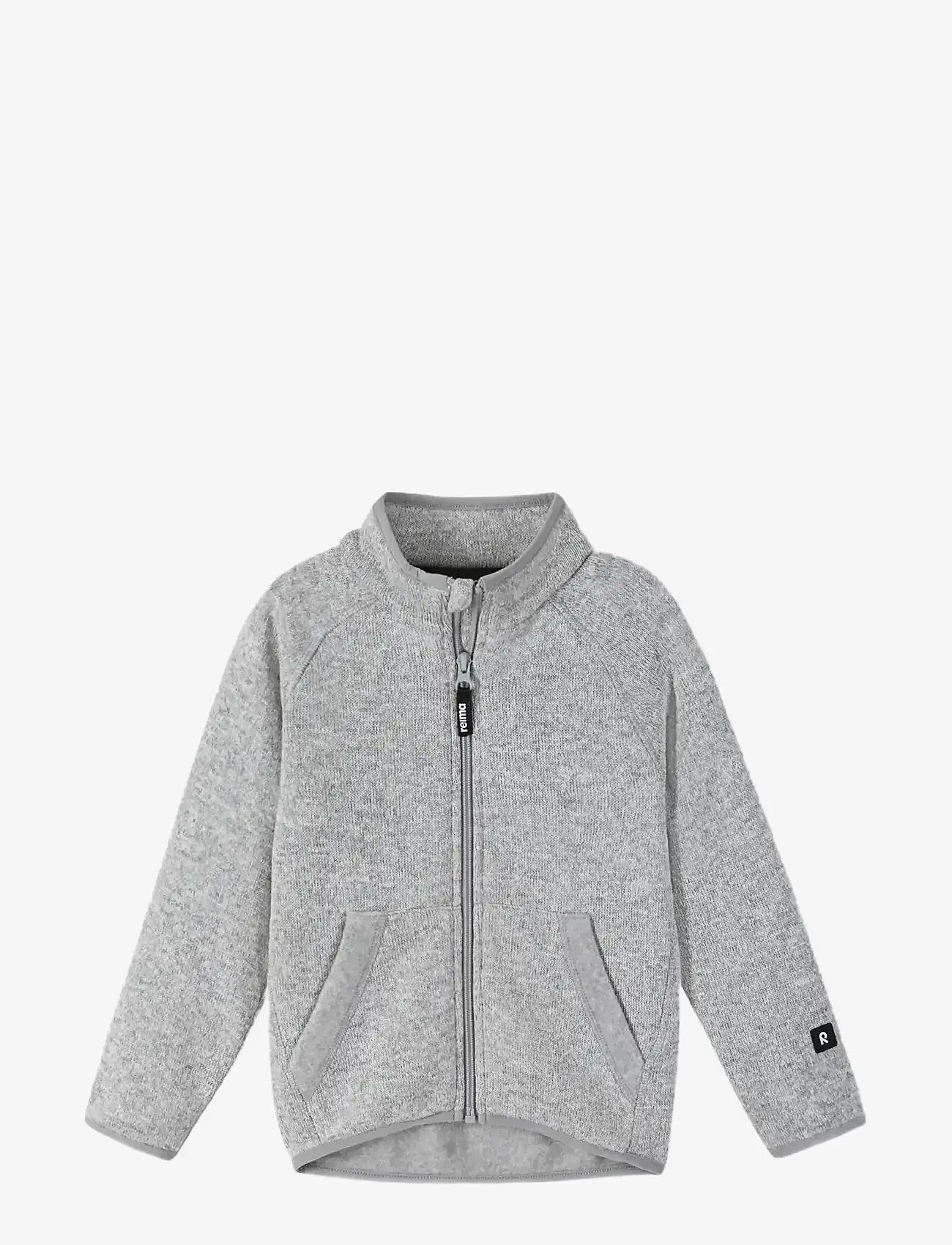 Reima - Fleece sweater, Hopper - efterårsjakker - melange grey - 0