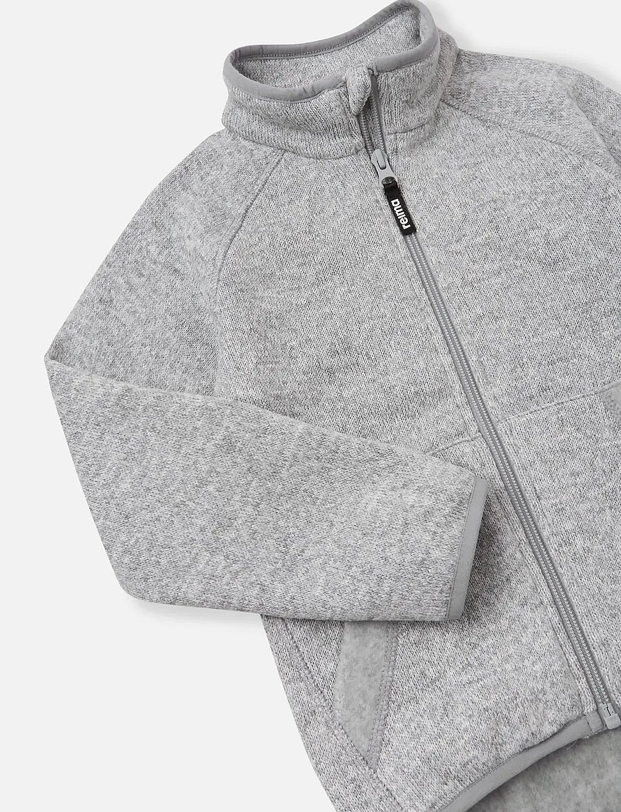 Reima - Fleece sweater, Hopper - isolerade jackor - melange grey - 5