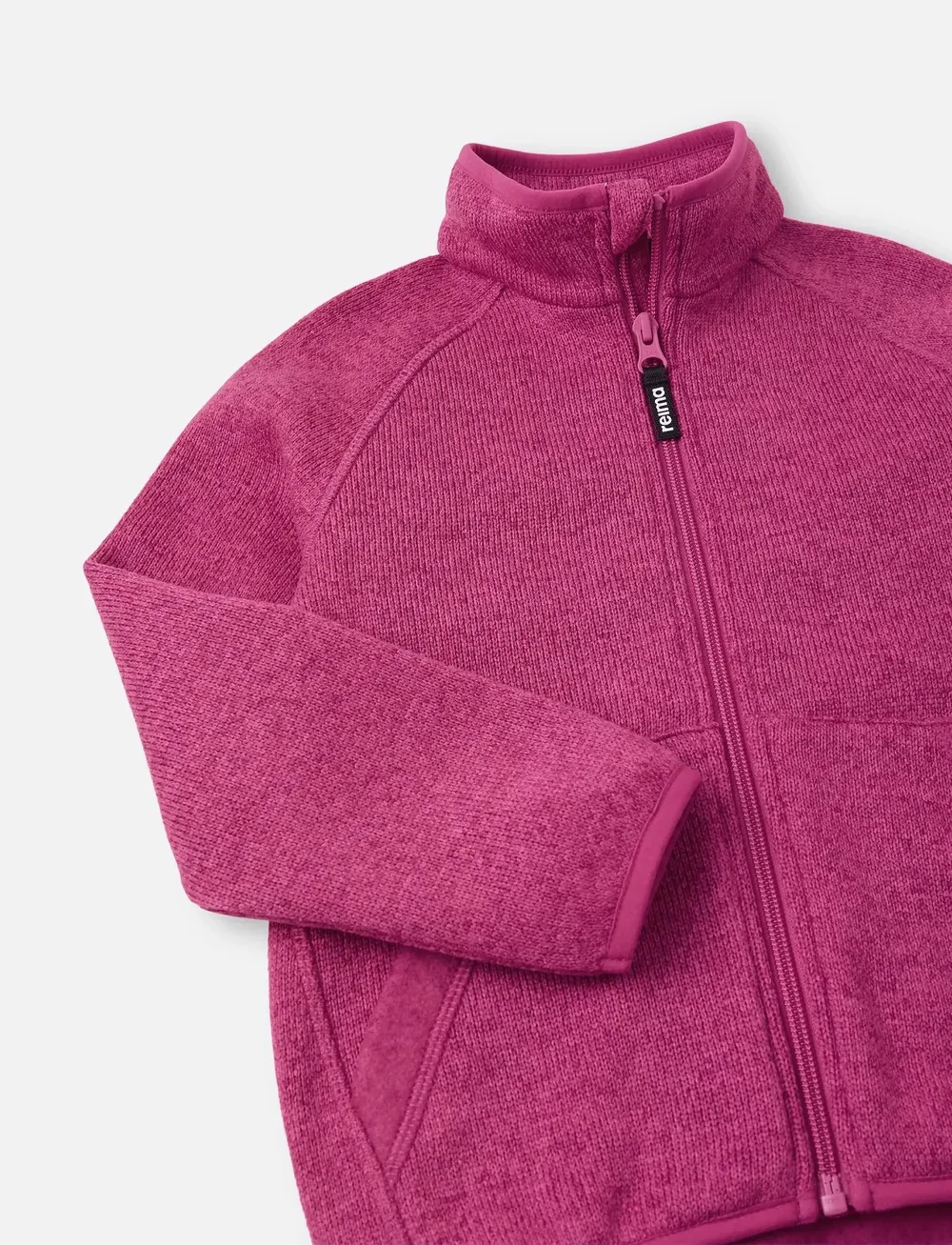 Reima - Fleece sweater, Hopper - insulated jackets - rosy berry - 4