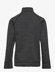 Reima - Kids' wool sweat jacket Mahti - sportiska stila džemperi - black melange - 1