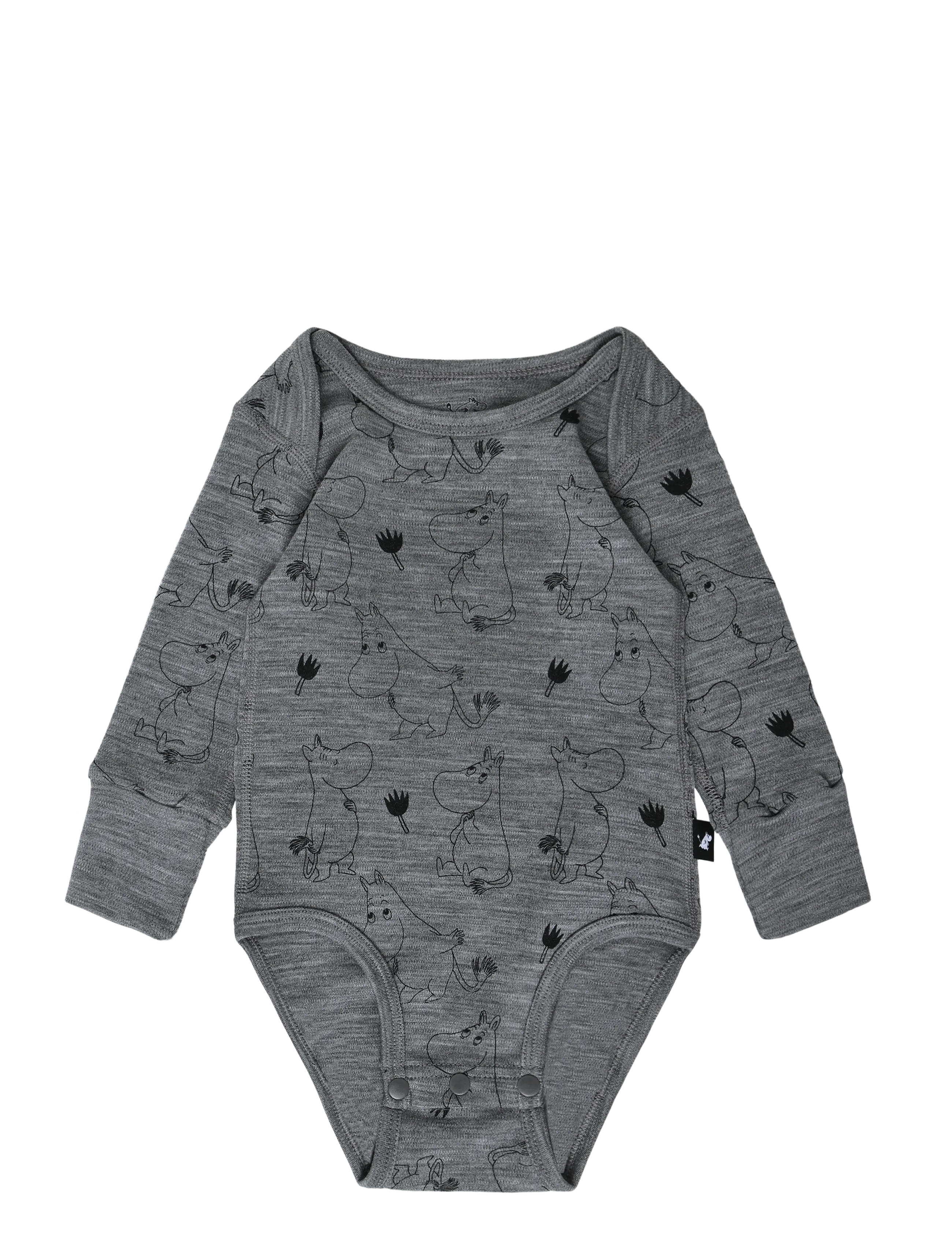 Reima Bodysuit, Moomin Raraste - Reima - MELANGE GREY / grey