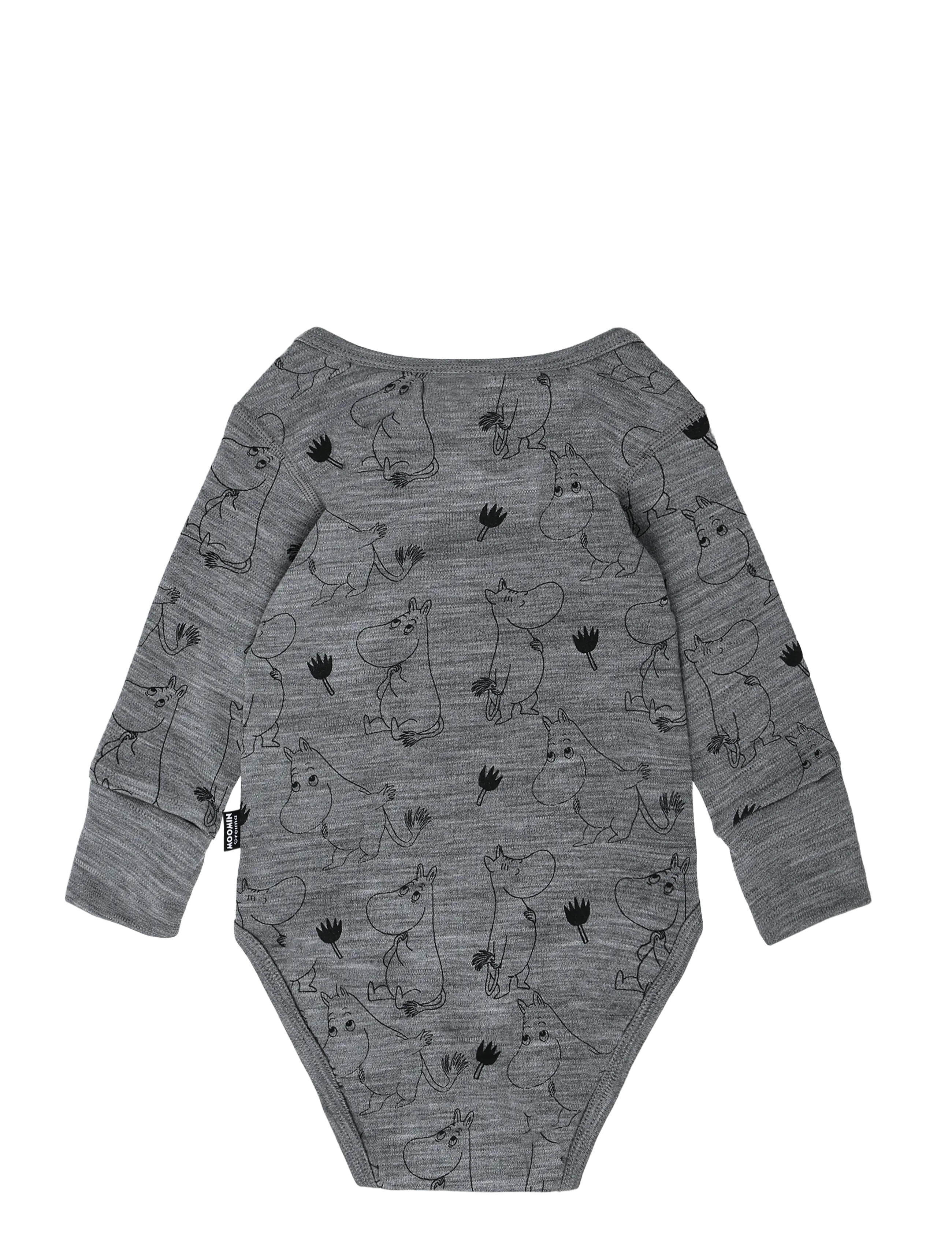 Reima - Bodysuit, Moomin Raraste - lowest prices - melange grey - 1