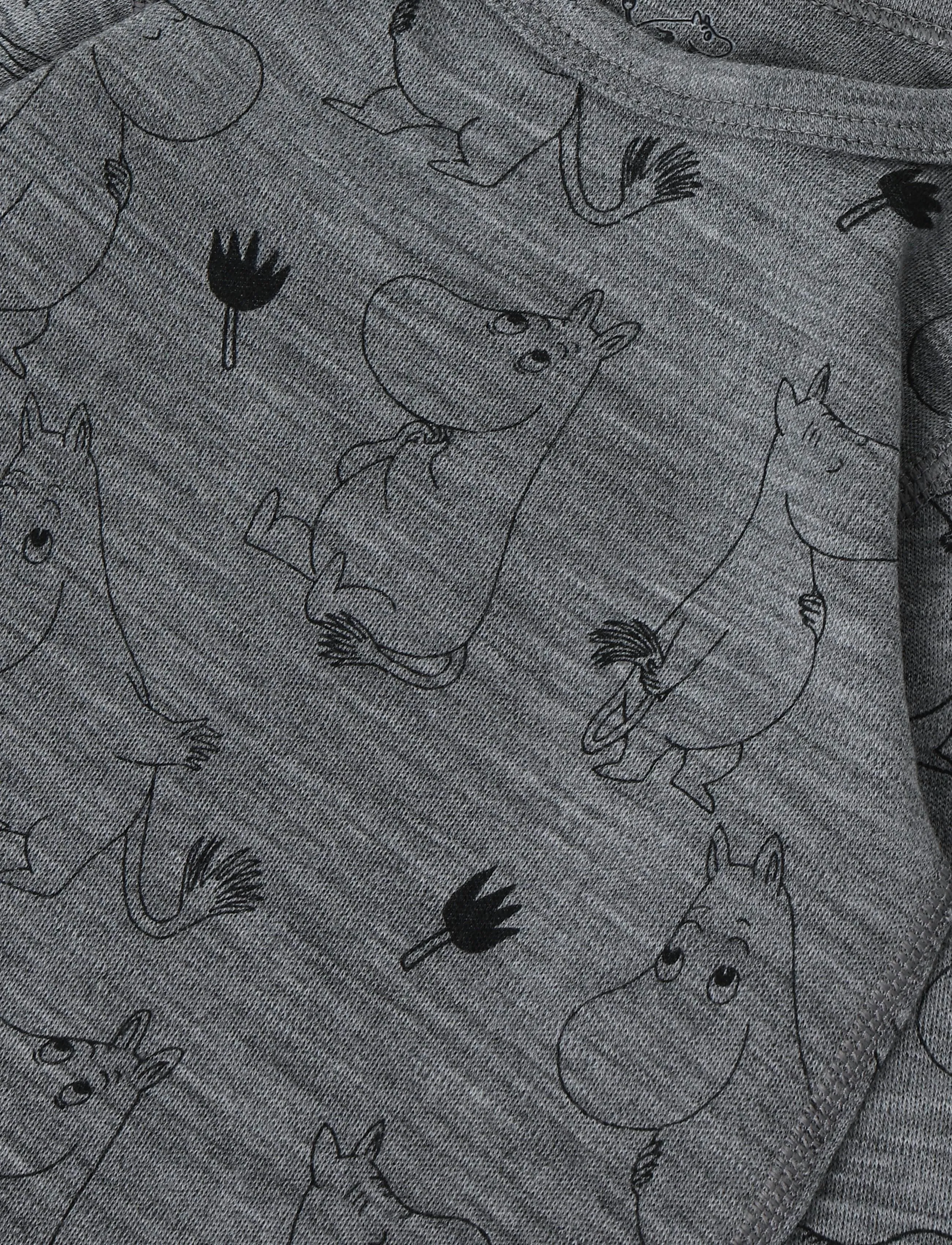 Reima - Bodysuit, Moomin Raraste - lowest prices - melange grey - 2