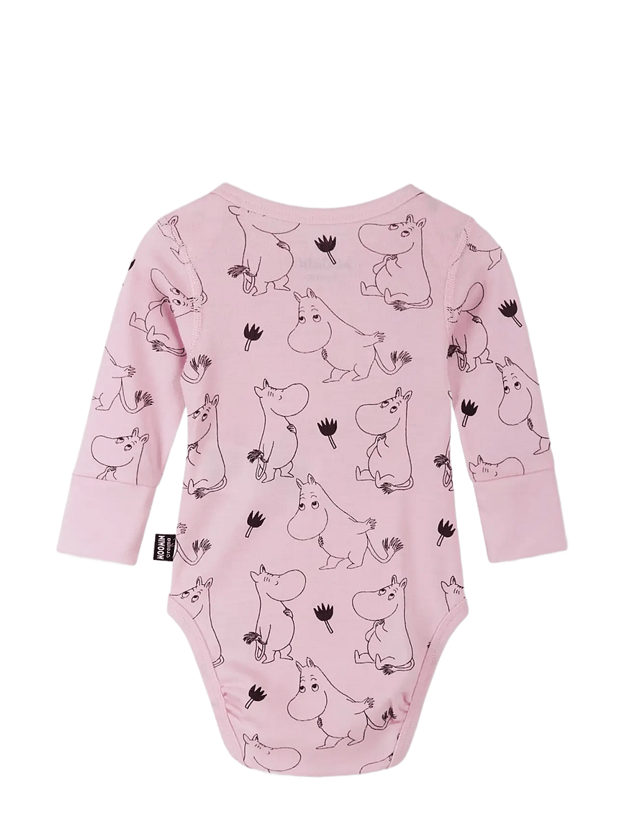 Reima - Bodysuit, Moomin Raraste - base layer baby - pale rose - 1