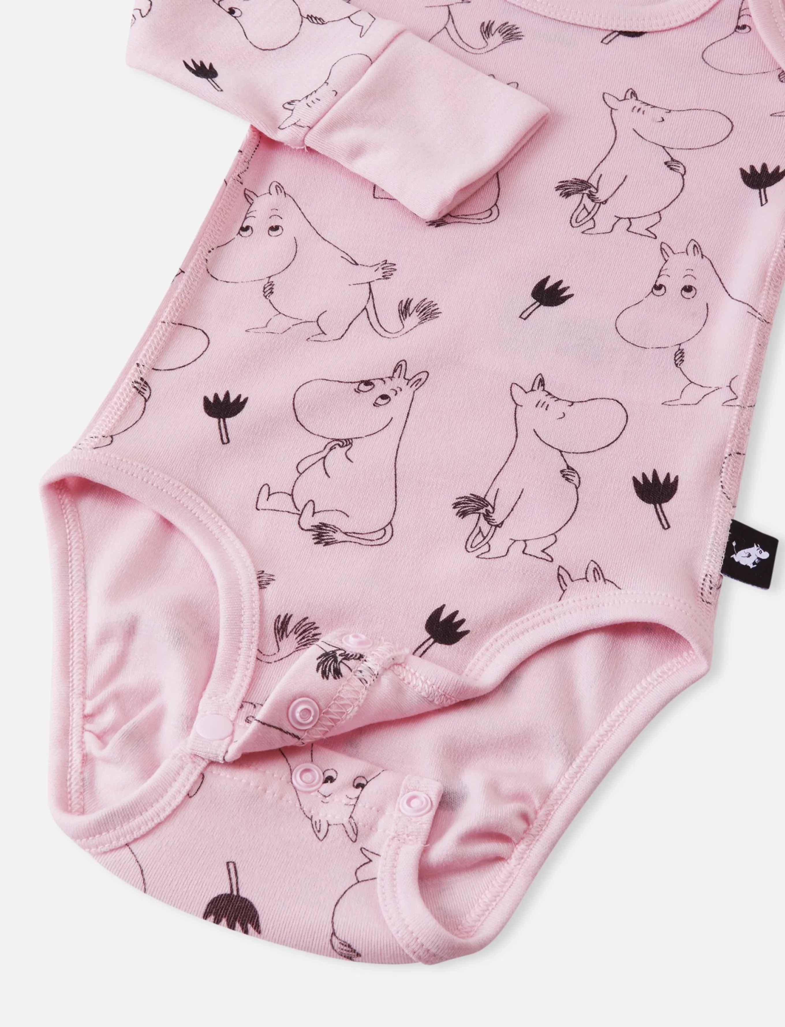Reima - Bodysuit, Moomin Raraste - base layer baby - pale rose - 2
