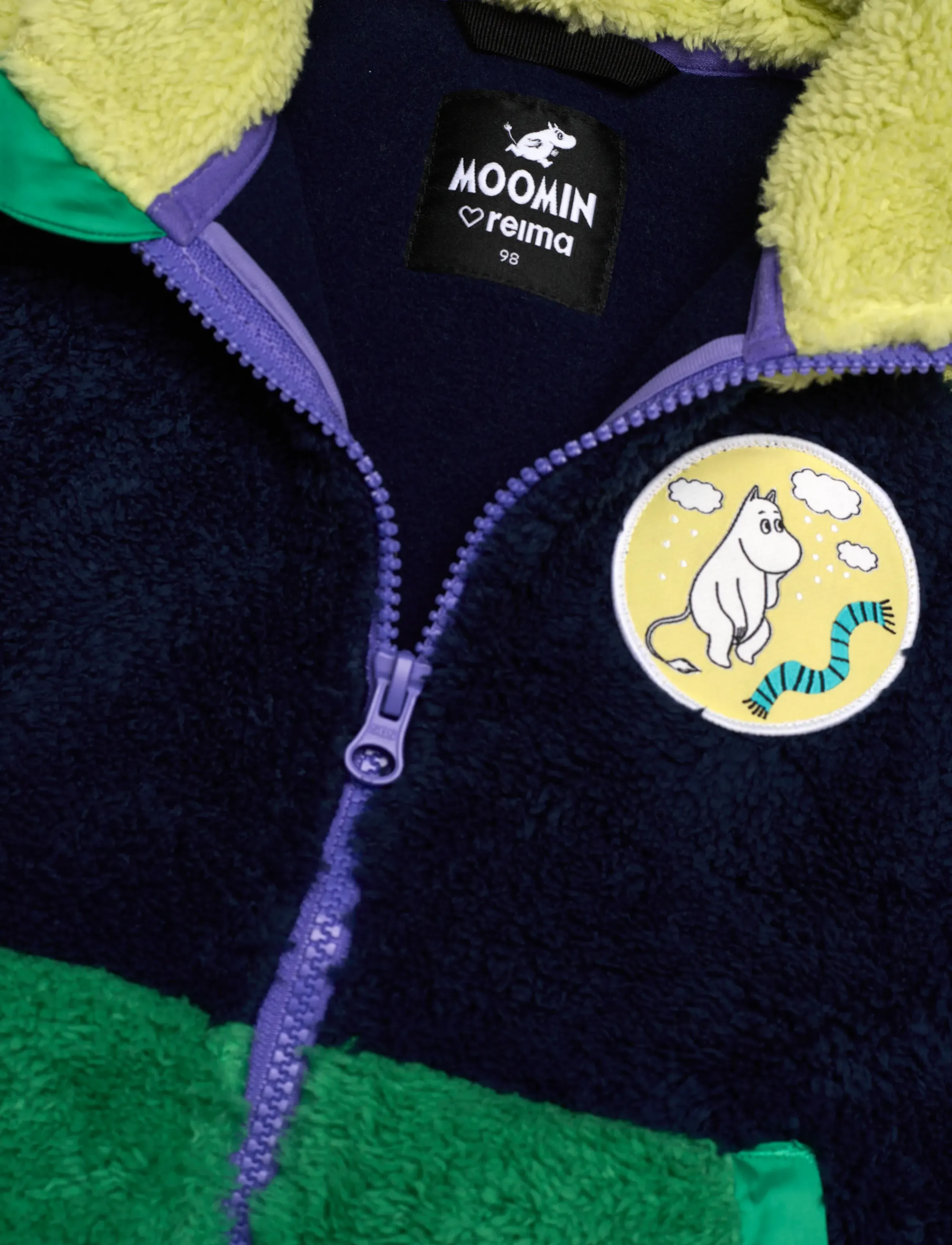 Reima - Sweater, Moomin Kramgo - fall jackets - navy - 2