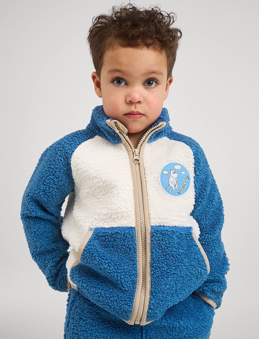 Reima - Fleece sweater, Moomin Kramgo - blue ocean - 0