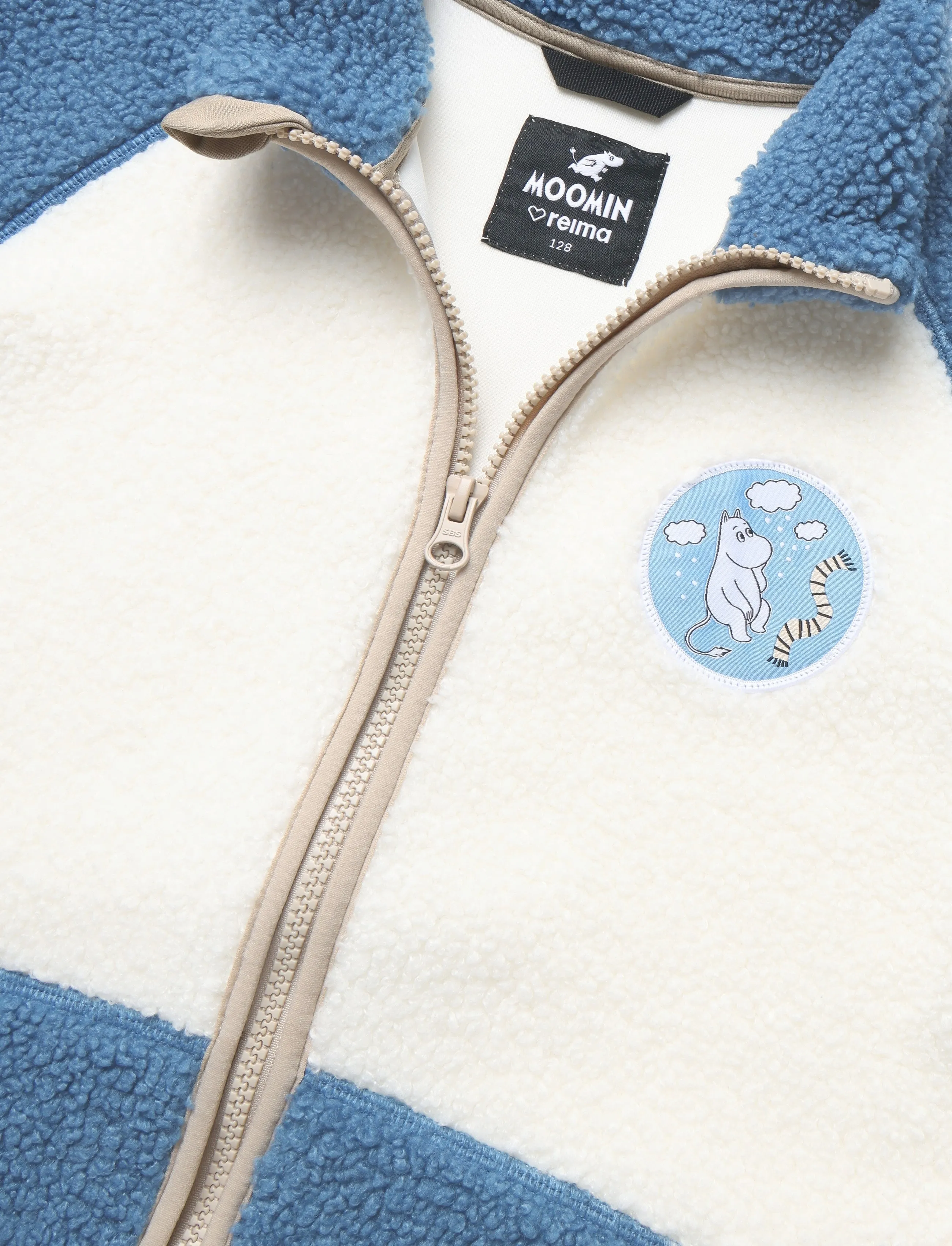 Reima - Fleece sweater, Moomin Kramgo - blue ocean - 3