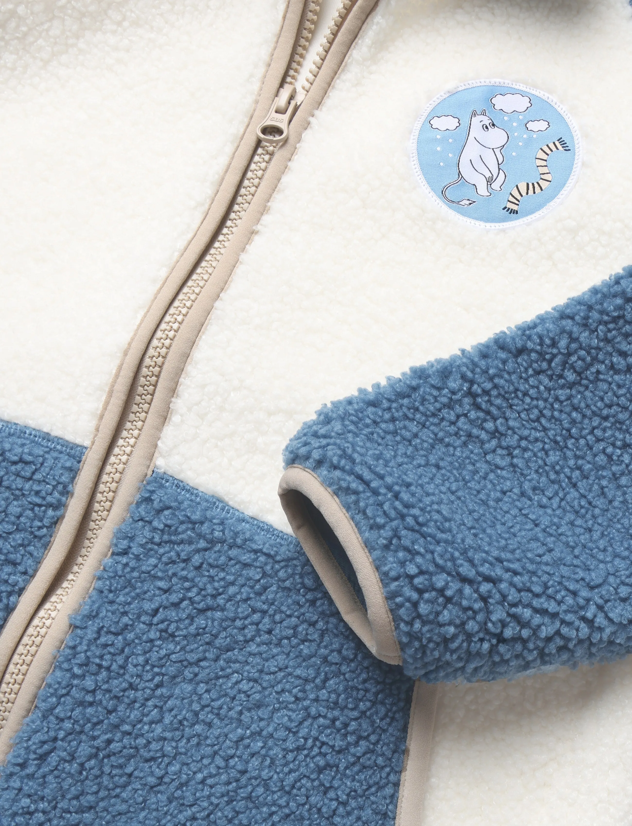 Reima - Fleece sweater, Moomin Kramgo - blue ocean - 5