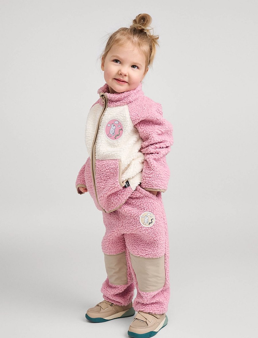 Reima - Fleece sweater, Moomin Kramgo - isolierte jacken - grey pink - 0