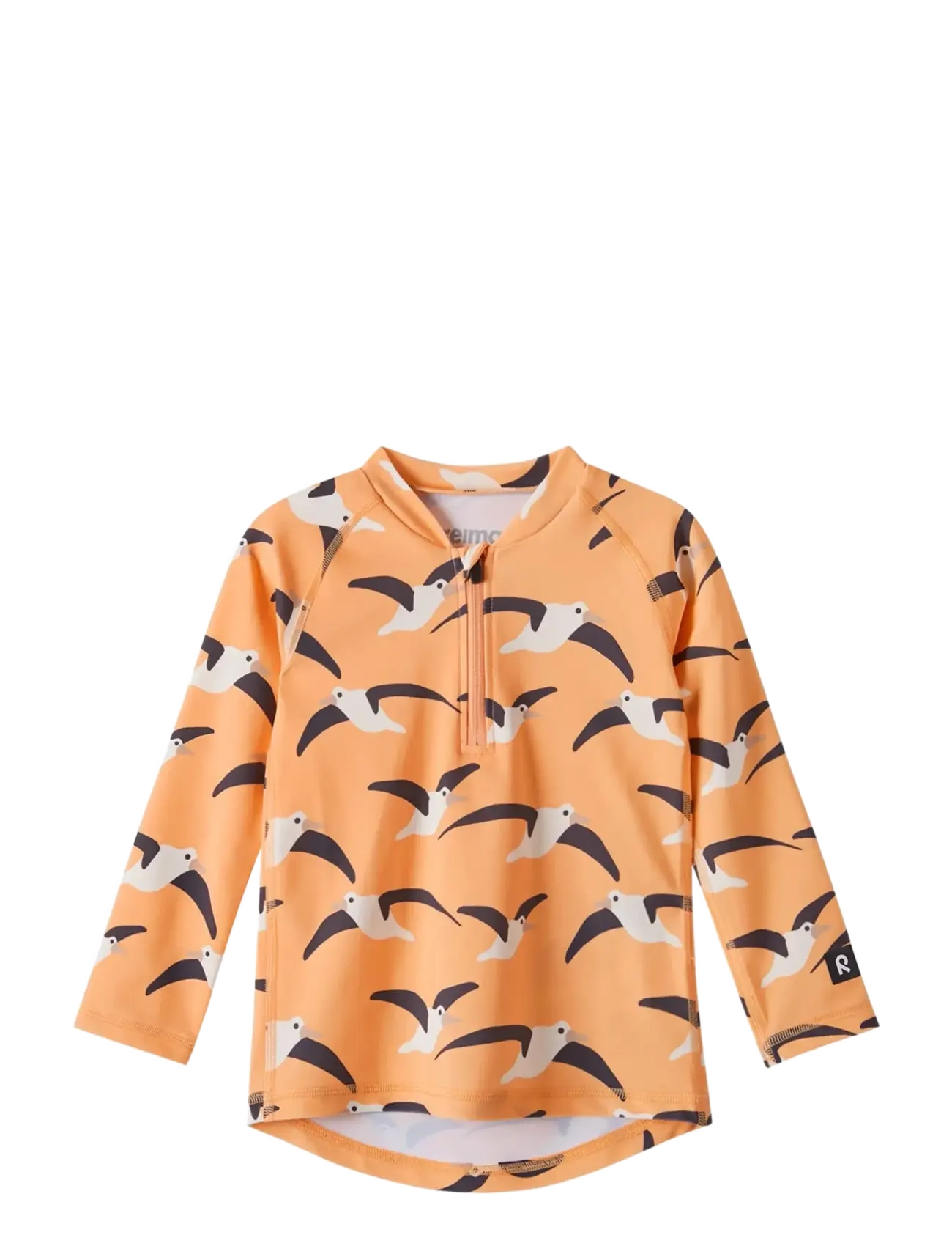 Reima Sunproof Shirt, Tuvalu, Børn, Langærmet Rashguard, Orange, Str: 110