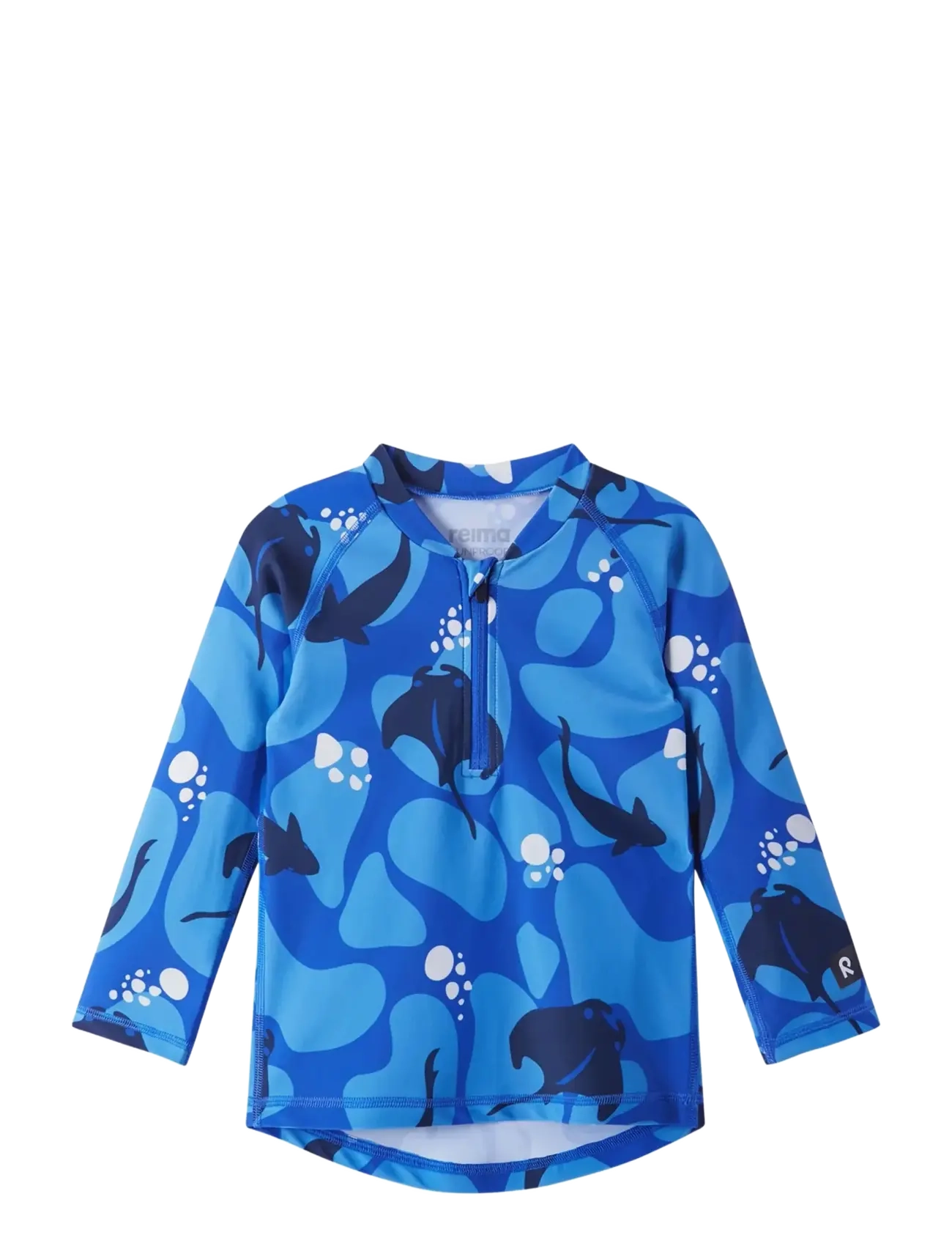 Reima Sunproof Shirt, Tuvalu, Børn, Langærmet Rashguard, Blå, Str: 74