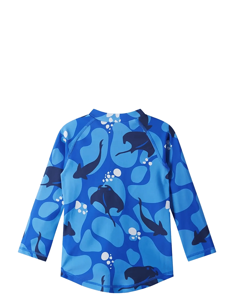 Reima - SunProof shirt, Tuvalu - bade-oberteile - sparkly blue - 1