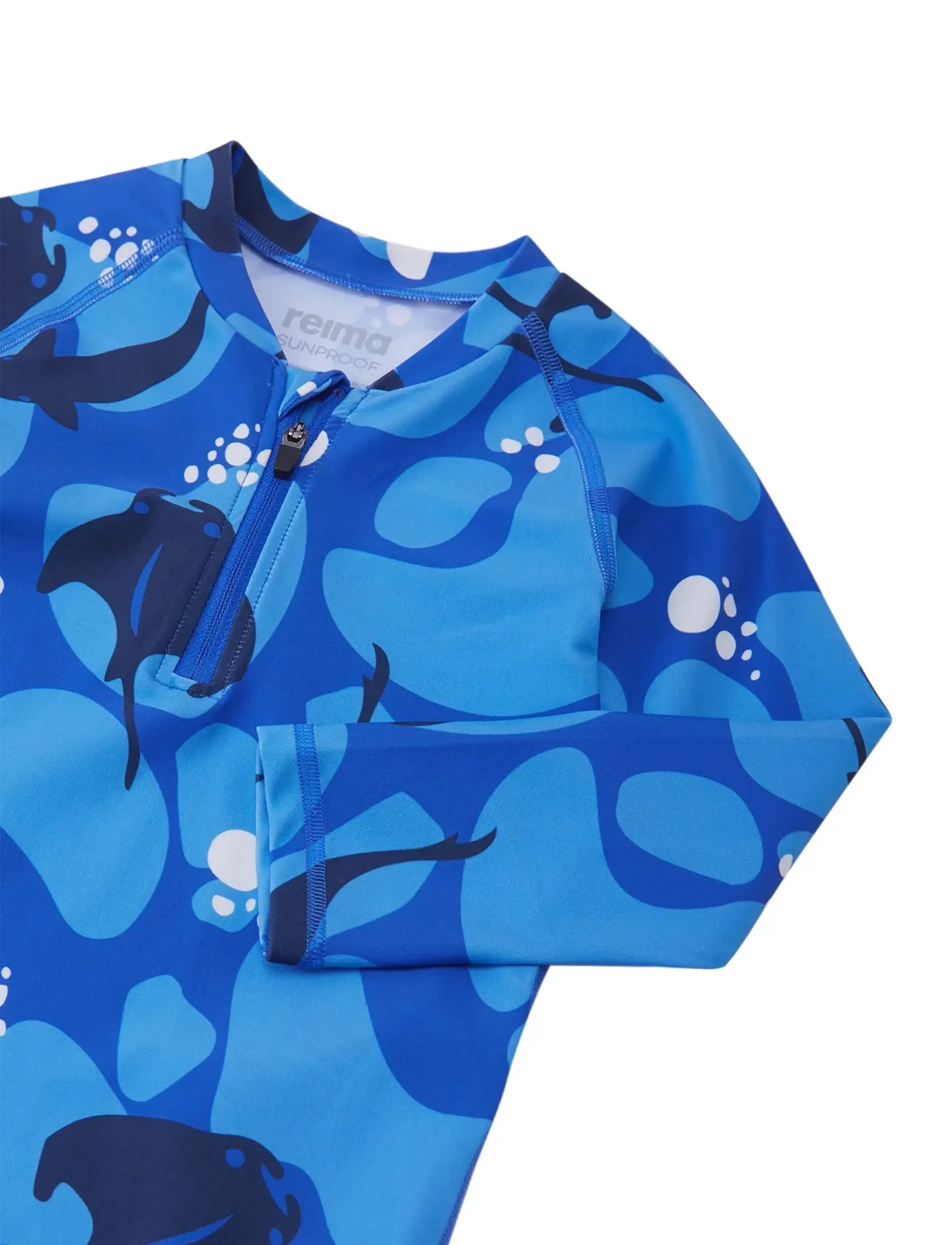 Reima - SunProof shirt, Tuvalu - bade-oberteile - sparkly blue - 2