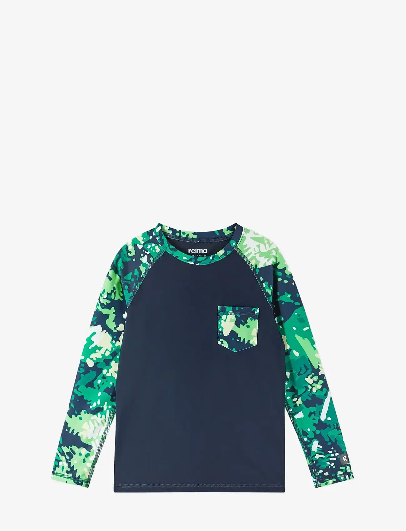 Reima - SunProof shirt, Kroolaus - bade-oberteile - navy - 0