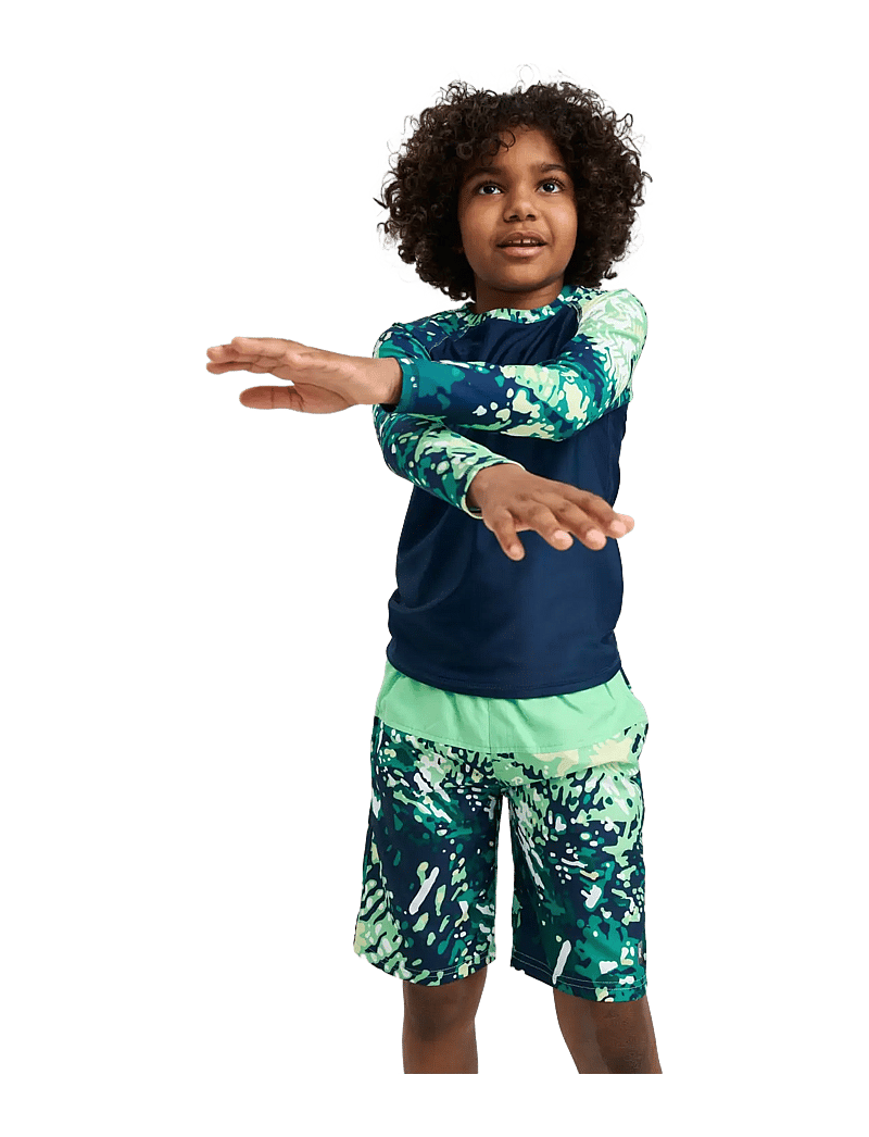 Reima - SunProof shirt, Kroolaus - bade-oberteile - navy - 4