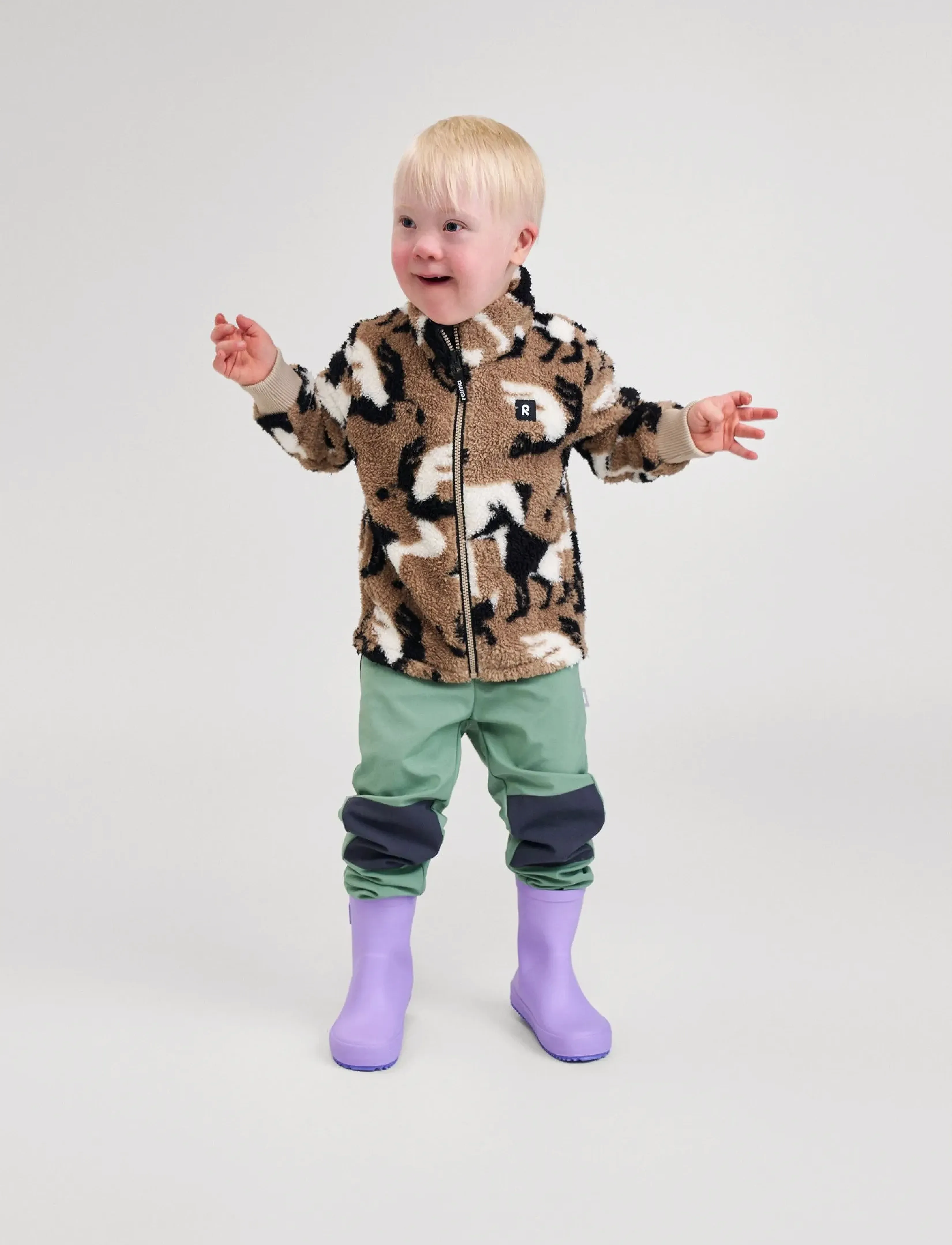 Reima Fleece Sweater, Turkkinen, 92, Oberbekleidung, Beige - Jackets, Kinder