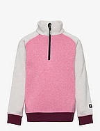 Fleece sweater, Neulus - SUNSET PINK